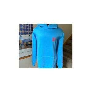LSKD Blue Hoodie Pullover Kangaroo Pocket Long‎ Sleeve Casual XL